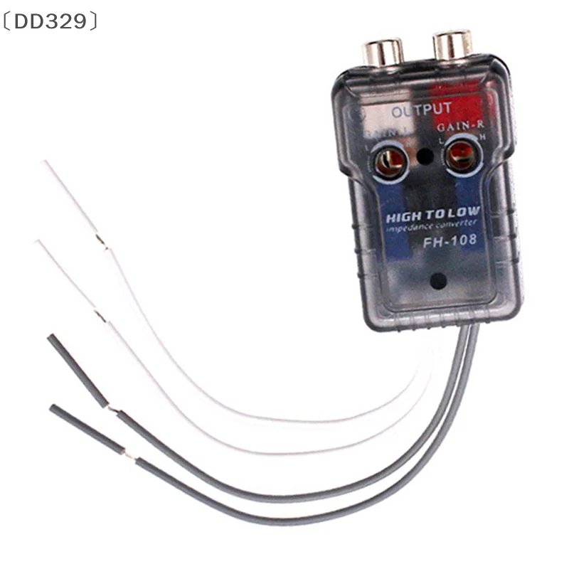 〔DD329〕Time-Delay Low Frequency Converter FH-108/FH128 High To Low Level Adapter For Car Audio Subwoofer Amplifier