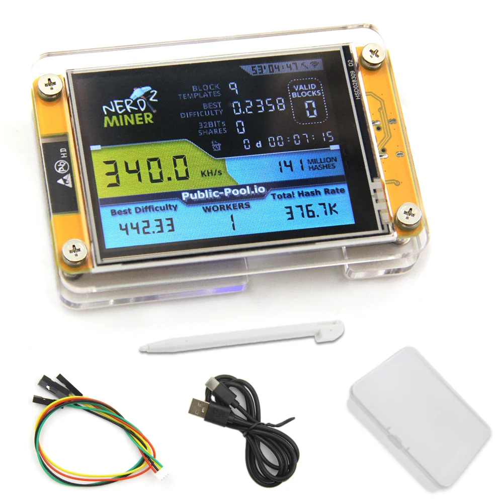 ESP32 Display TFT LCD Display with Acrylic Case 2.8inch ESP-WROOM-32 Resistive Touch Module 240 * 320 Bluetooth WIFI