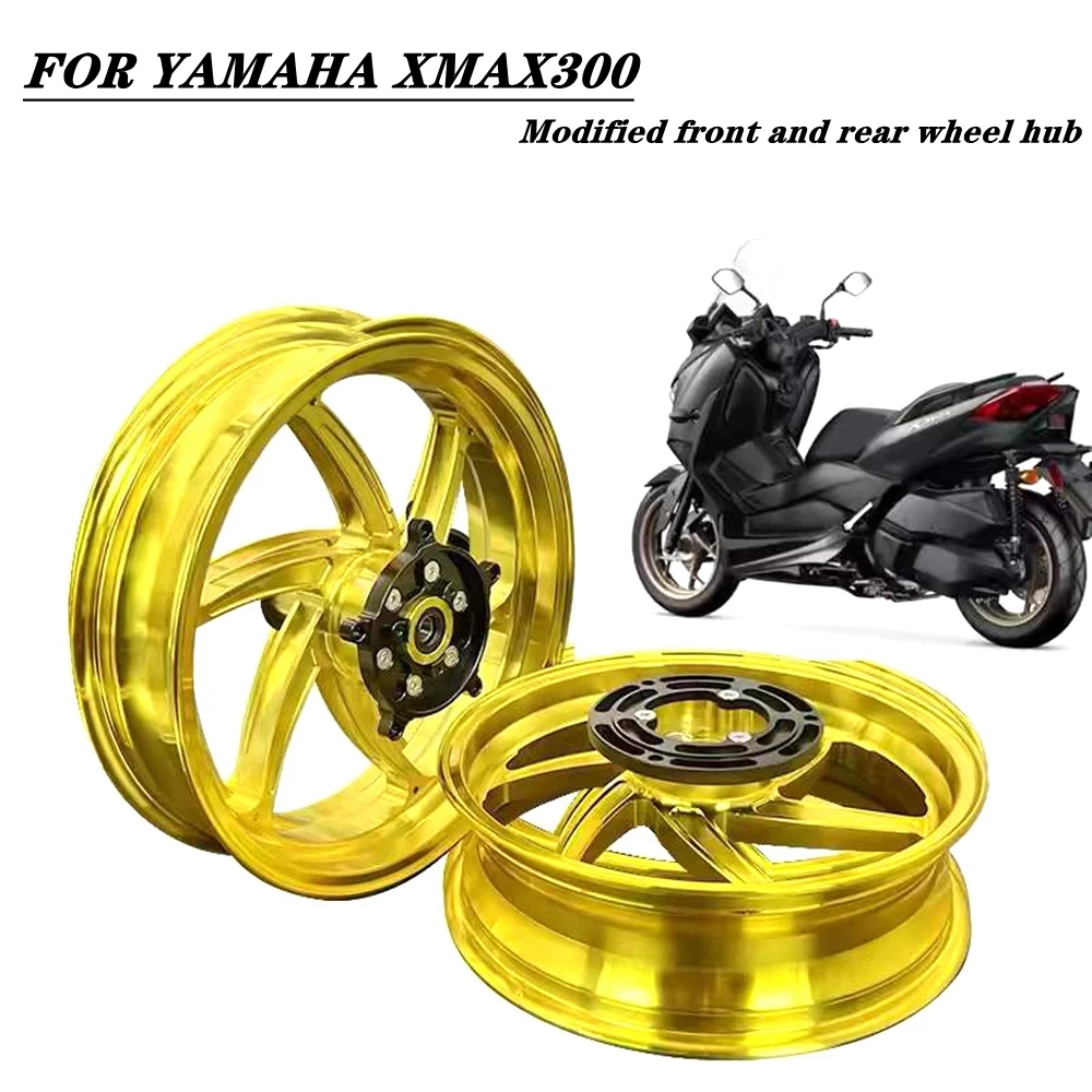 15*3.5/14*4.0 inch Motorcycle Front And Rear Wheel CNC Aluminum Alloy Wheel Hub Rim Set For Yamaha XMAX300 2020-2024 Accessories