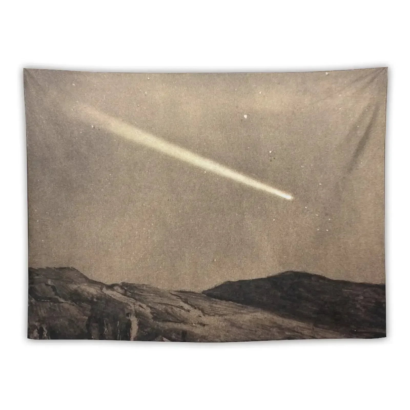 Halley's Comet, France, 1910 Tapestry Decor For Room Aesthetics For Room Wall Decorations Tapestry