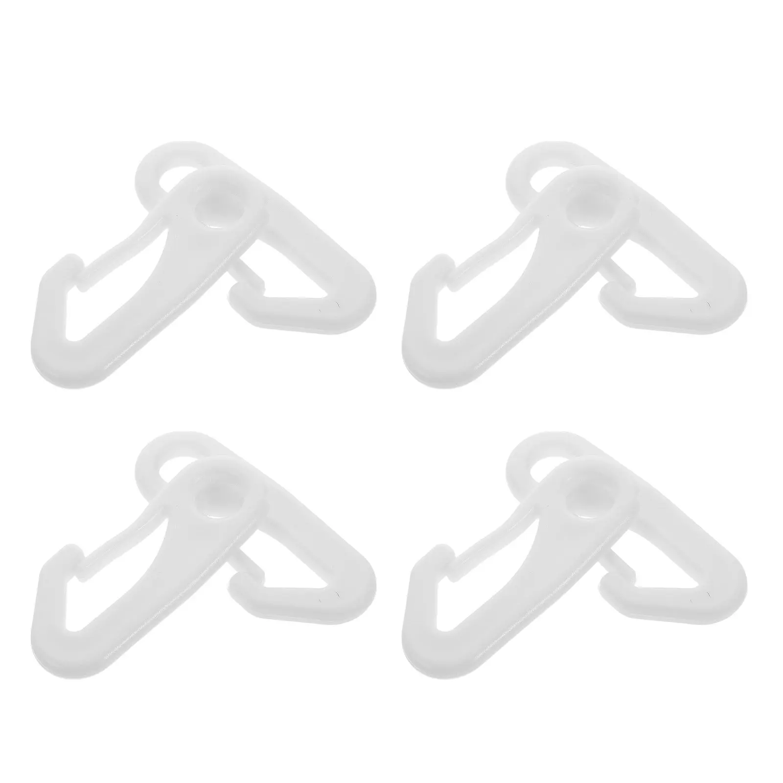 8Pcs Flag Pole Snap Clips Nylon Outdoor Heavy Duty Flagpole Accessories for Sports Fields Stadiums Gardens Boats Easy Install