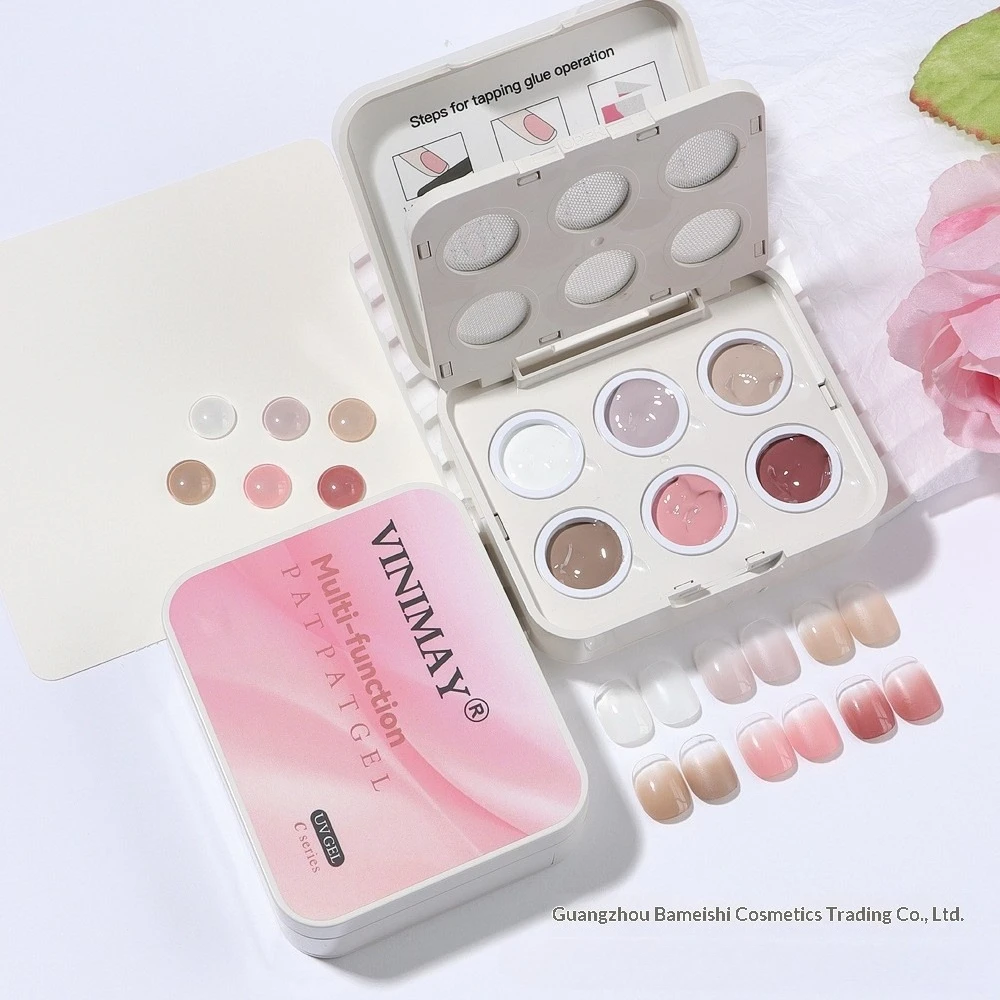 

6 Colors Pat Painting Gel Nail Polish Air Cushion Ombre Gradient DIY Design Soak Off UV LED Solid Nail Art for Manicure Salon