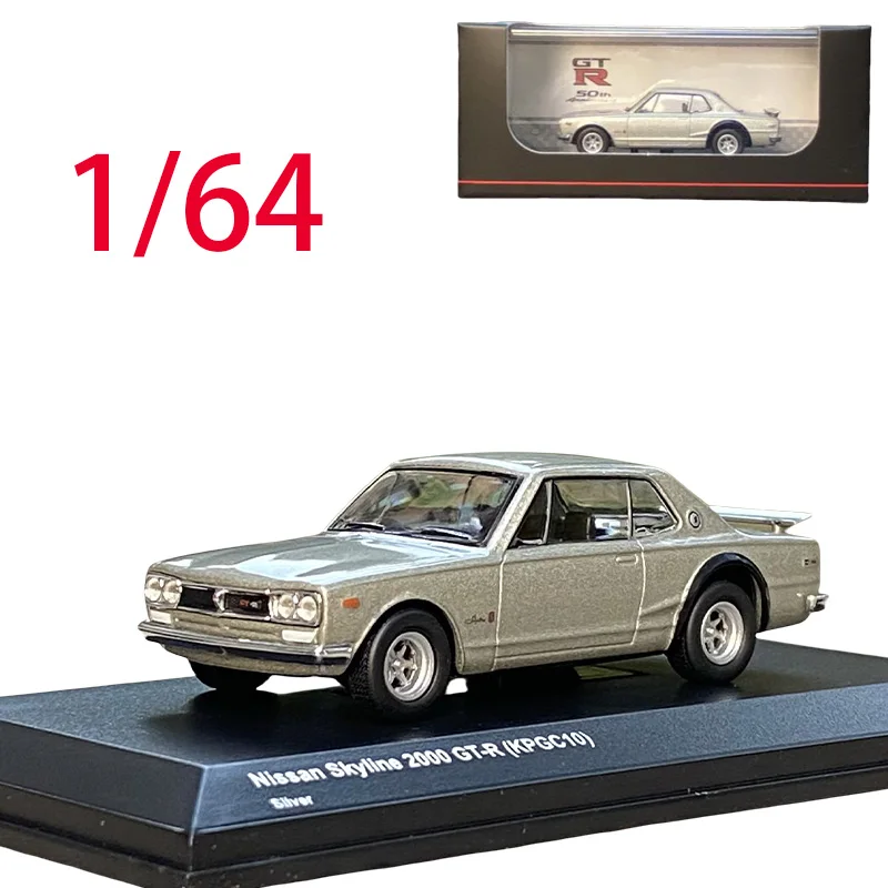 

KYOSHO Diecast 1/64 Scale Nissan Alloy Car Model Nissan Skyline 2000GT-R Play Vehicles Toys for Boys Original Box Collection