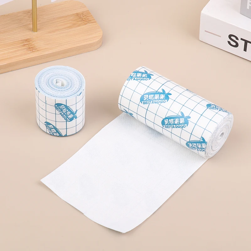 Non-woven Fabric Film Waterproof Transparent Tape Adhesive Plaster Anti-allergic Wound Dressing Fixation Tape
