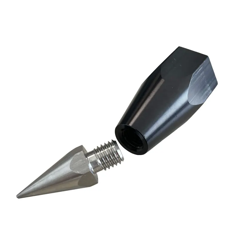 1PC/2PCS Prism Pole Point Sharp Point with Tip 5/8 Internal Thread Surveying Rod Prism