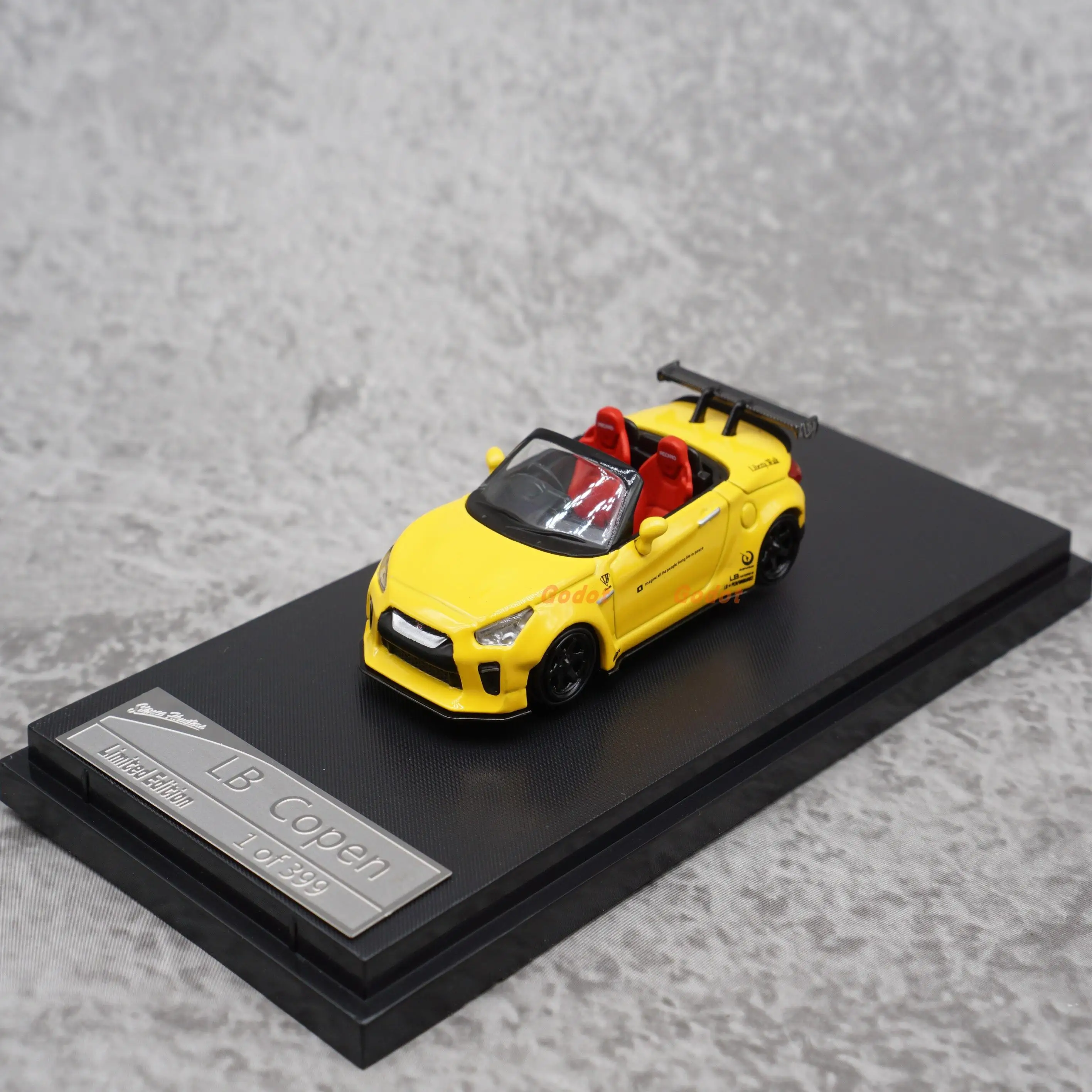 1:64 Nissan GTR LB Copen LA400 GT-K alloy model car decoration