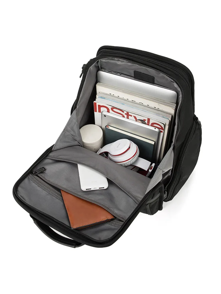 حقيبة ظهر احترافية للرجال - نايلون أسود مقاوم للطقس مع حجرة كمبيوتر محمول 2603173 #5