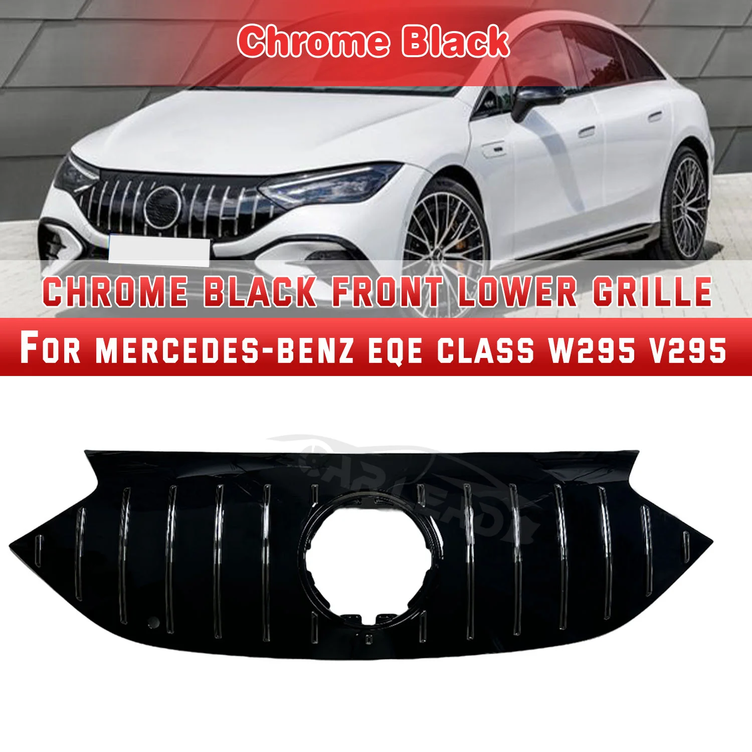 For EQE-Class W295 V295 2022 2023 2024 2025 EQE350 EQE500 EQE53 Front Bumper Grille Lower Grills Auto Accessories