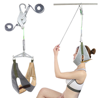 Cervical Traction Device Kit Over Door Neck Massager Stretcher Adjustment Chiropractic Back Head Massage Relaxation Pain Relief