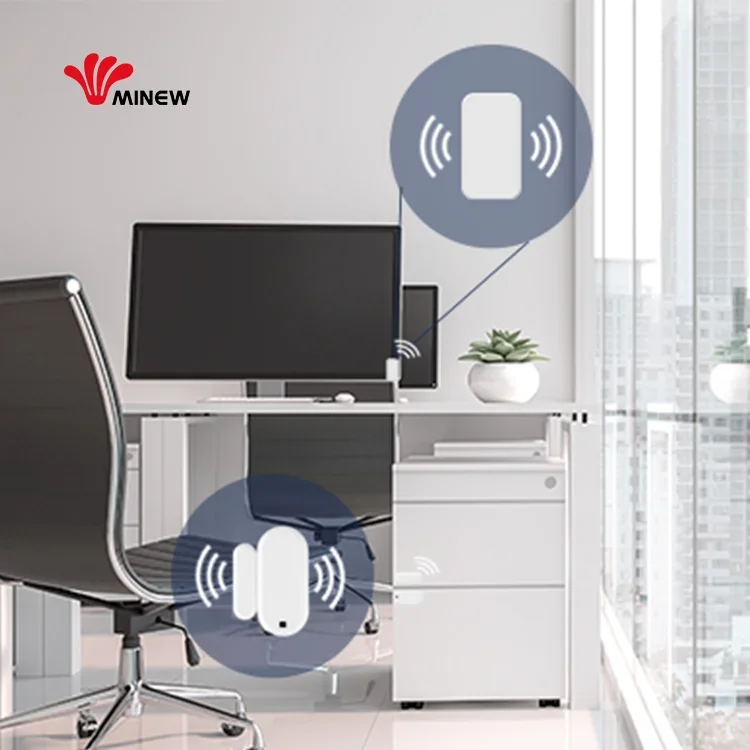 Smart Home Office Security Burglar Alarm System IoT Device Includes Beacon & Pir Sensor & Bluetooth Gateway & Asset Tag