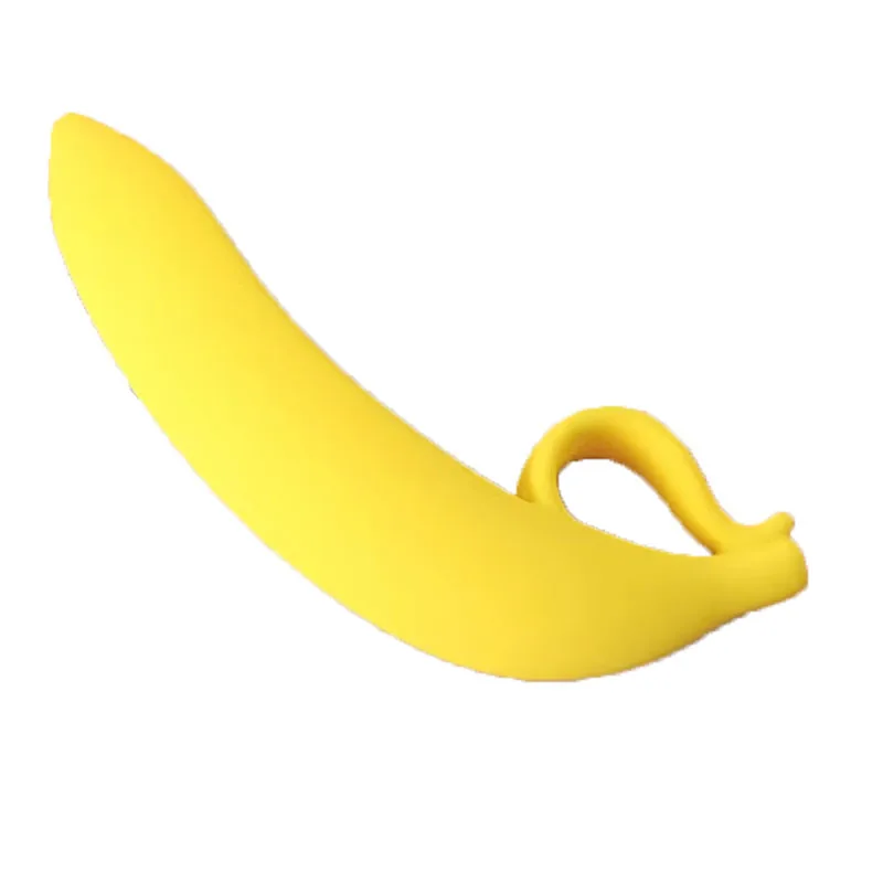 Silicone Banana-Shaped Anal Plug for Adults - Flexible, Soft & Comfortable | Safe, High-Quality BDSM Toy