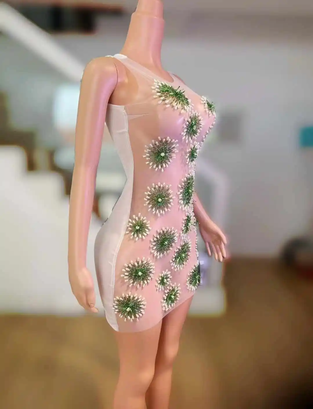 Błyszcząca bogini sukienka dla seniorów dla kobiet sesja zdjęciowa rekwizyty powrót do domu świętuj Las Vegas Show piosenkarka tancerz Drag Queen kostium