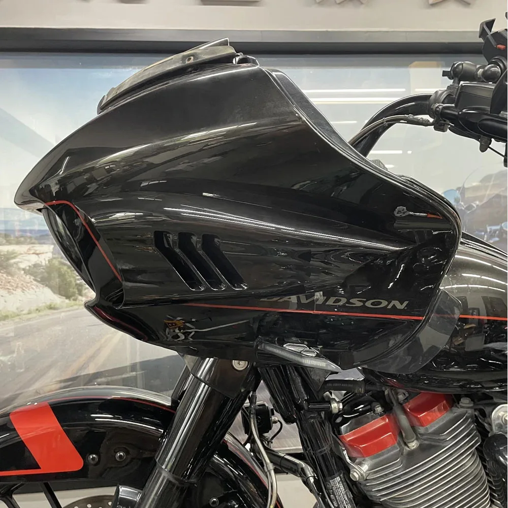 For Harley CVO Road Glide Ultra Custom FLTRXSE 2018-2022 NEW Accessories Moto Side Fairing Air Deflector Black Decorative Cover