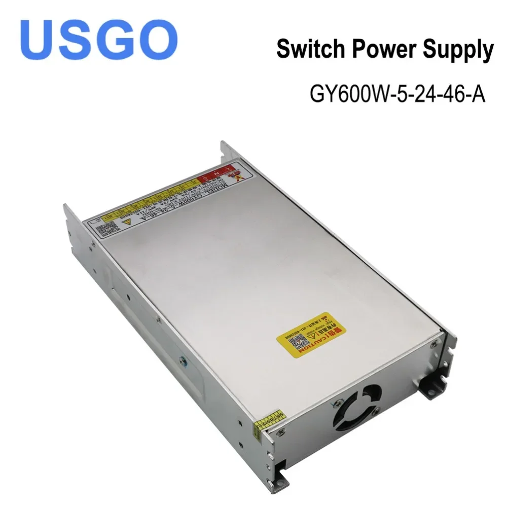 Guanyang Switch Power Supply GY600W-5-24-46 Output DC5V 3A 24V 3A 46V 11ACNC Laser Engraving Cutting Machine GY600W-5-24-46-A