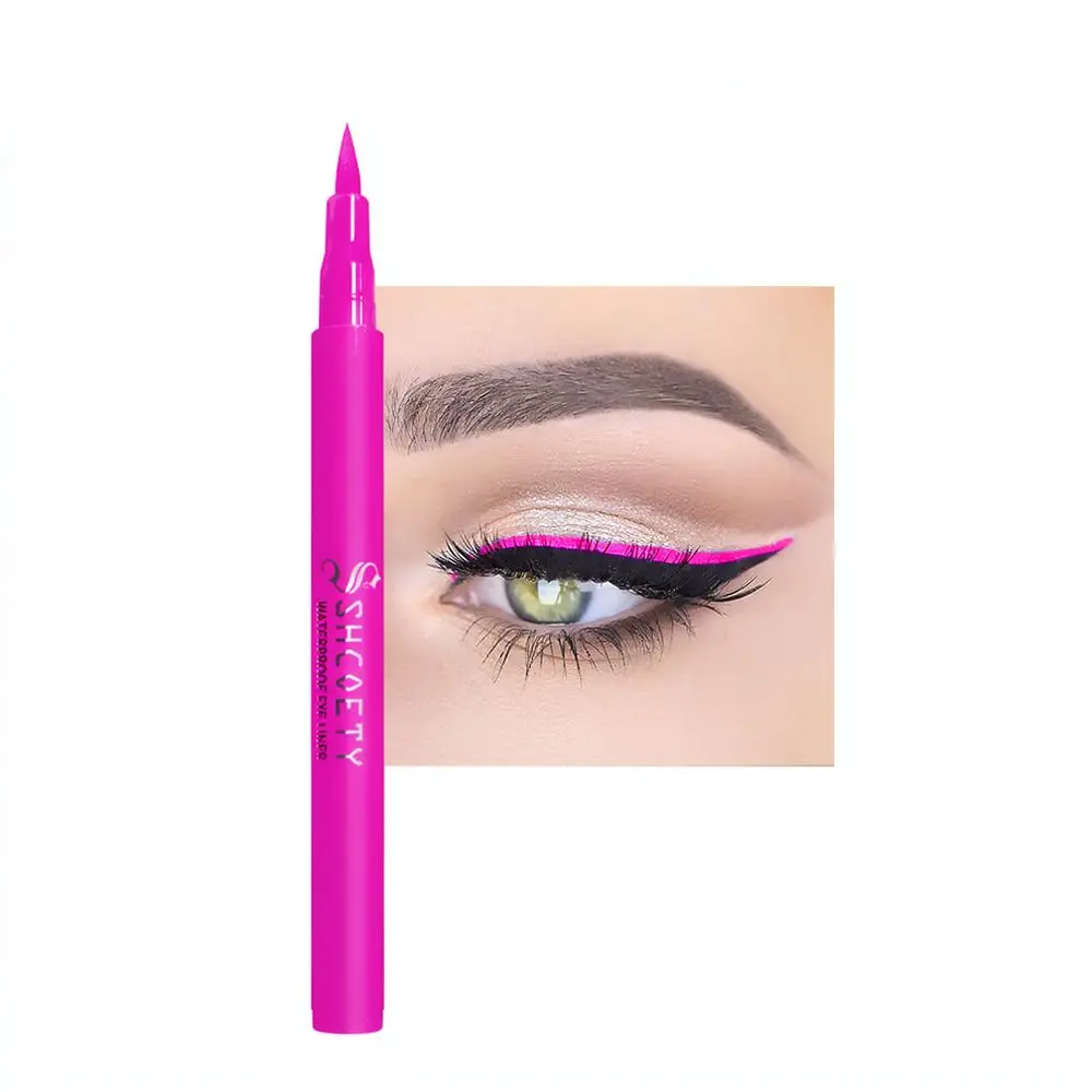 For SHCOETY Long Wearing Liquid Eyeliner Pen Matte Waterproof Eye Makeup Cosmetic Tool Smooth Application Eye Beauty