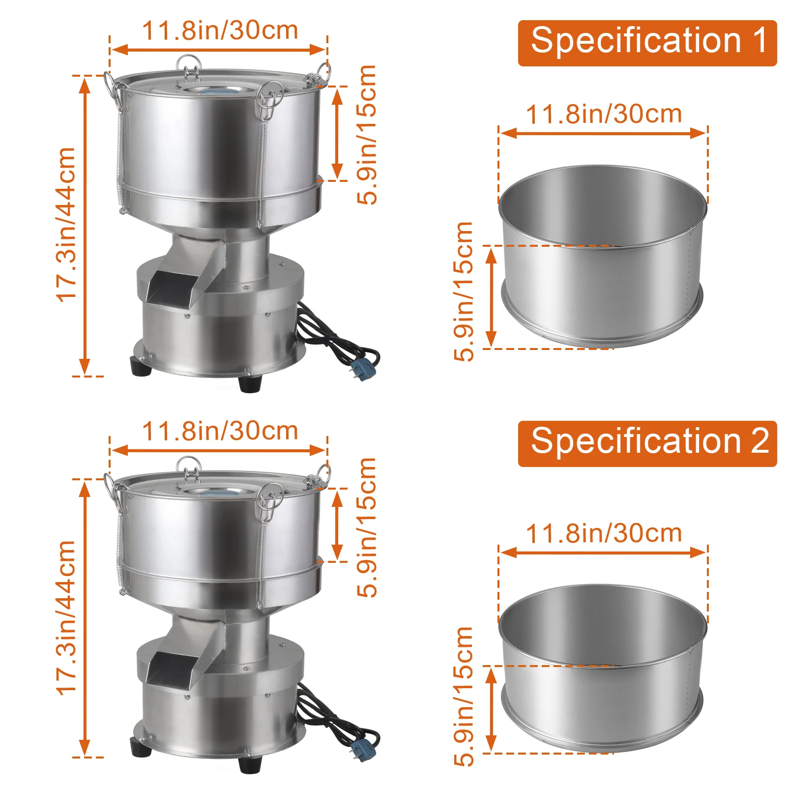 30cm Food sieve machine electric screen,electric shock sieve electrostatic spraying powder screening machine vibrating screen