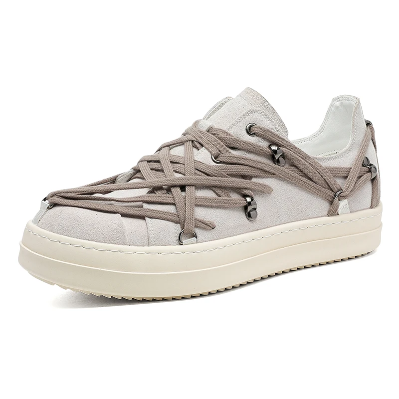 

COZOK Мужская повседневная обувь Низкие кожаные женские роскошные кроссовки на шнуровке На платформе Уличные туфли на плоской подошве Черно-белые дизайнерские мужские кроссовки