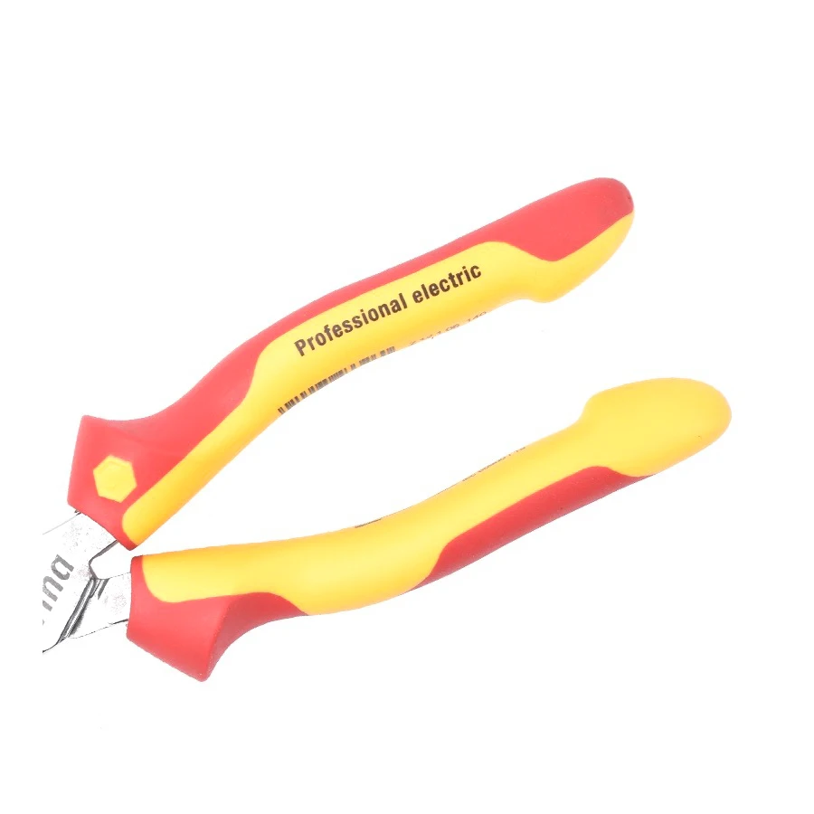 WIHA 1000V Insulated Diagonal Cutters Cr-v 160 mm Cable Cutting with Insulating Handle Professional Electrician Tool 43335