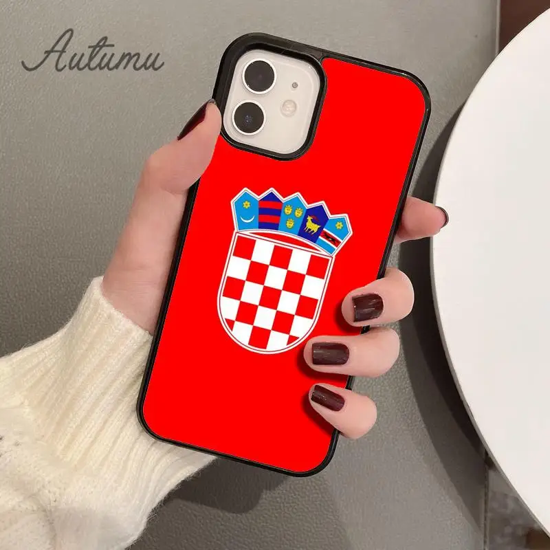 Croatia Flag Phone Case for iPhone 15 16 SE2020 11 12 13 14 Pro Max mini 6 7 8 Plus Cover coque Fundas Shell