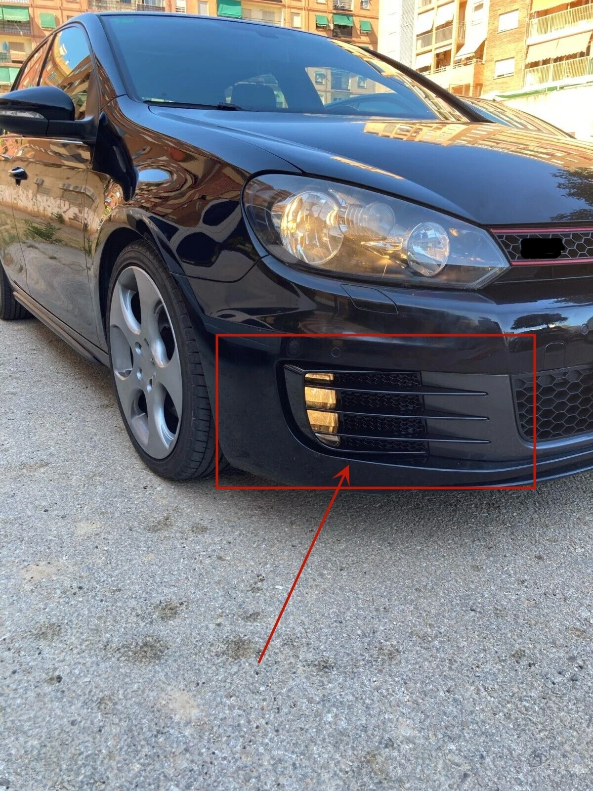 المصد الأمامي للسيارة مصباح الضباب مصبغة المفسد لشركة فولكس فاجن جولف 6 MK6 VI GTI GTD R R20 2008-2013 الضباب ضوء الحاجب العين سكين الرياح