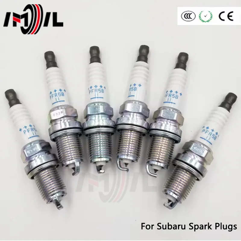 

Иридиевые свечи зажигания (4/6 шт.) для Subaru Forester, Impreza 1998, Legacy 96-99 2.5, Nissan 22401AA570, PFR5B-11, 22401-AA570, PFR5B11, 2300
