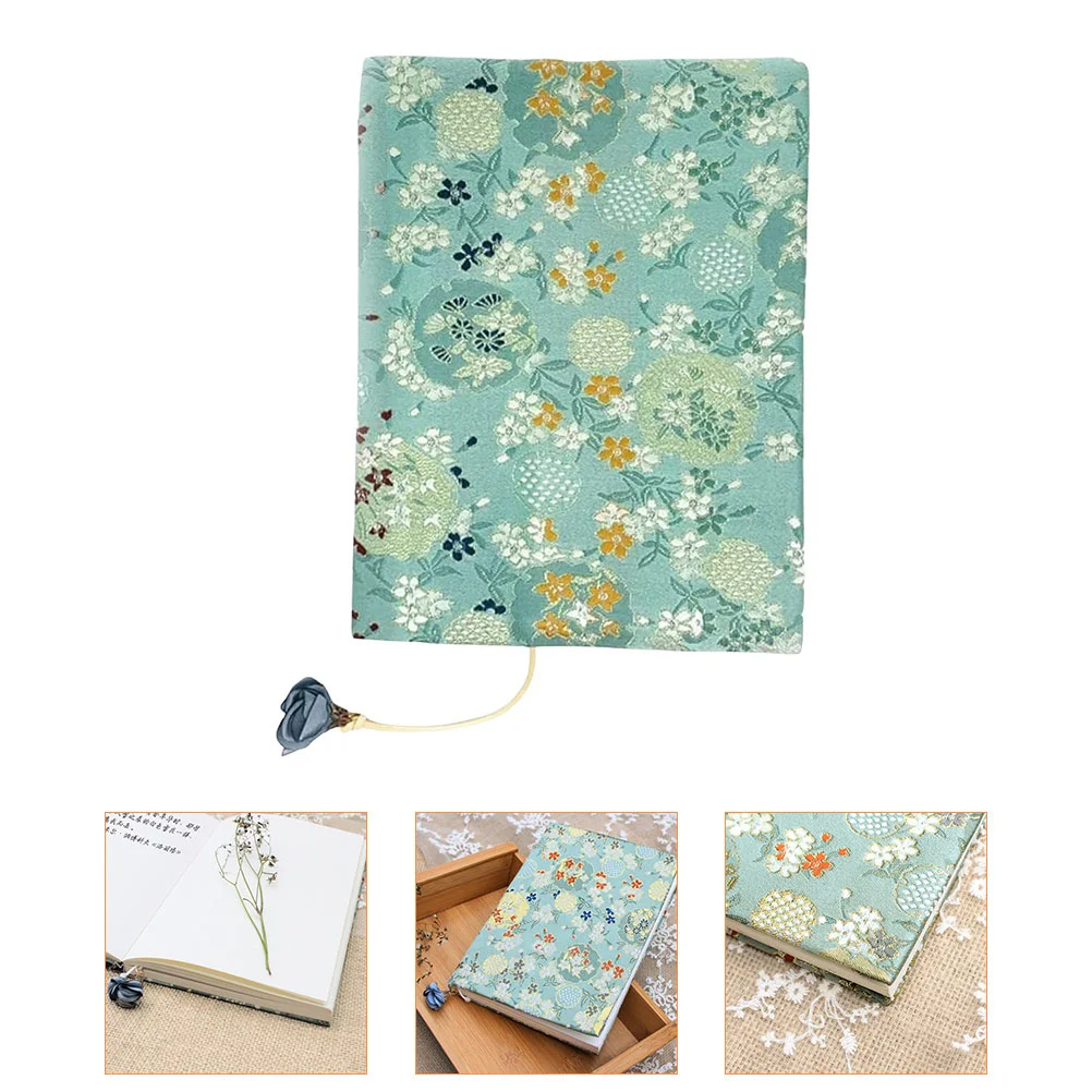 Cloth Book Cover Decorative Notebook Cover Practical Cloth Book Sleeve Adjustable Book Protector