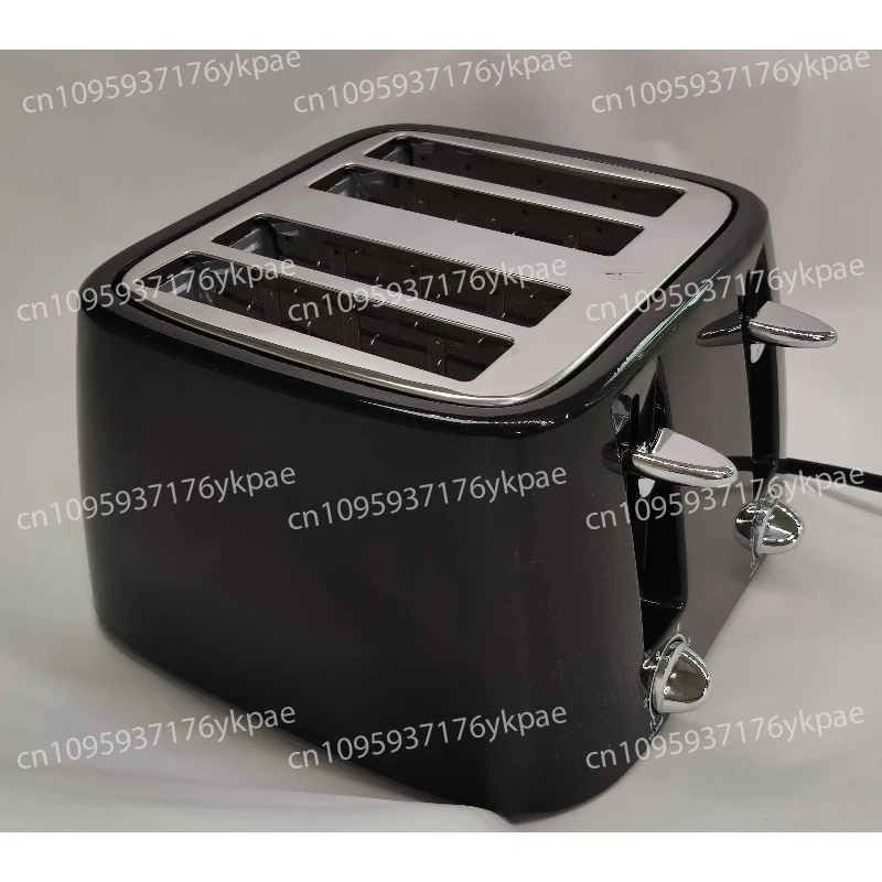 Kitchen 4 Slices Electric Bread Toaster, Automatic Pop-up Function, Cancel Function, Adjustable Scorch Control