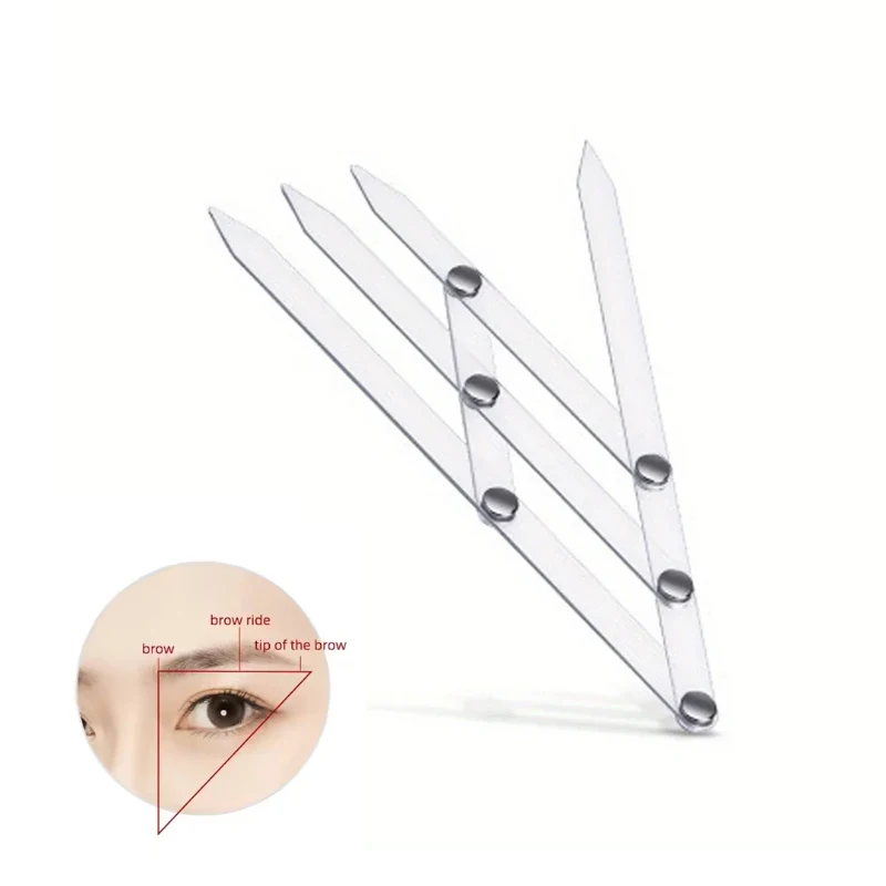 Adjustable Tattoo Caliper Eyebrow Proportional Ruler Triangle Golden Ratio Measure Balance Template Microblading Positioning 1pc