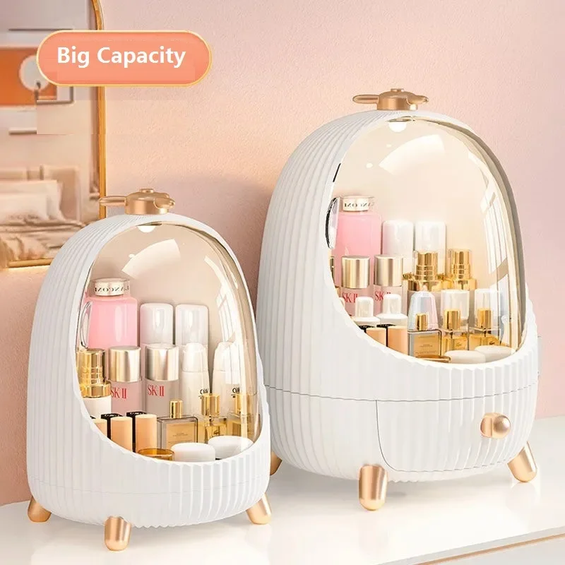 Cosmetic Storage Box Makeup Brush Bucket Lipstick Acrylic Skin Care Products Dressing Table Shelf Multi Layer Display Cabinet