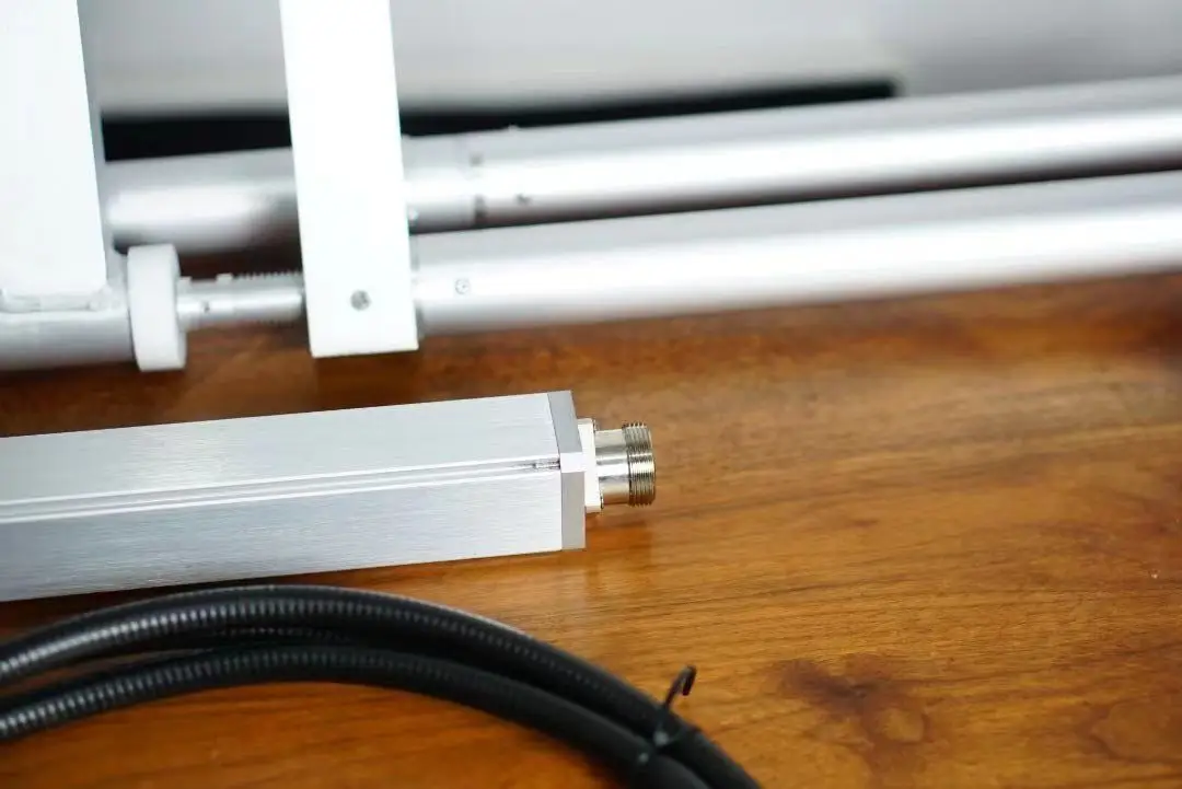 FMT5.0 0-1000W 1KW Fm Transmitter Screen Touch Radio Station+Four Bay High Gain Dipole Antenna FM Antenna with 30M RF Cable Kit