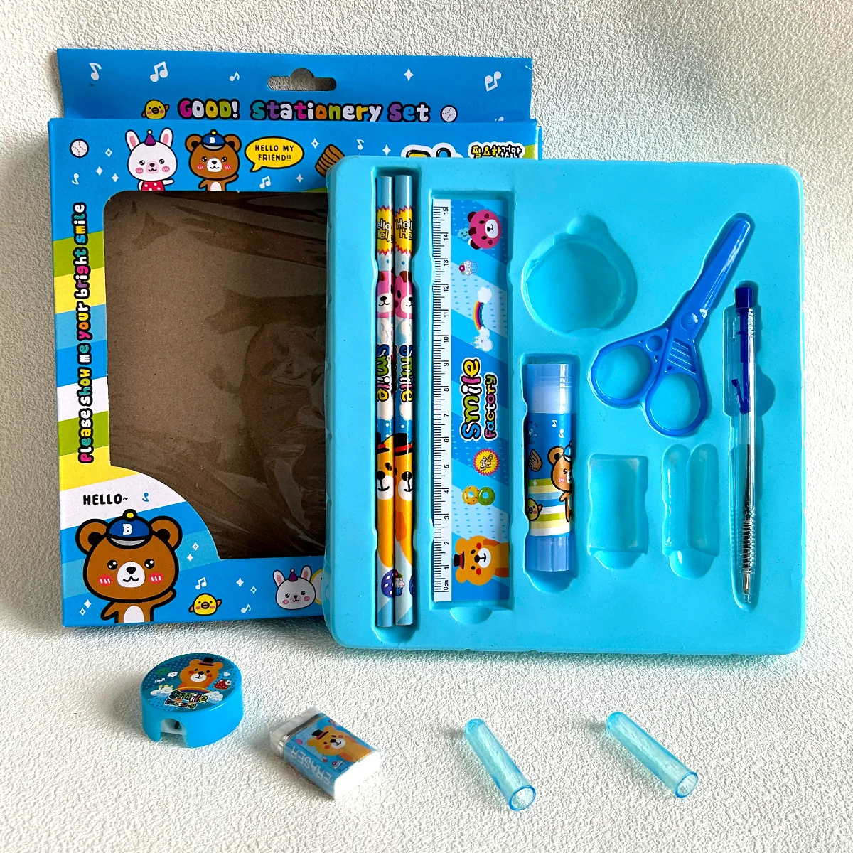 

Children's Creative Stationery Gift Set, Student Surprise Stationery Gift Box, Christmas and New Year Gift, Learning Gift