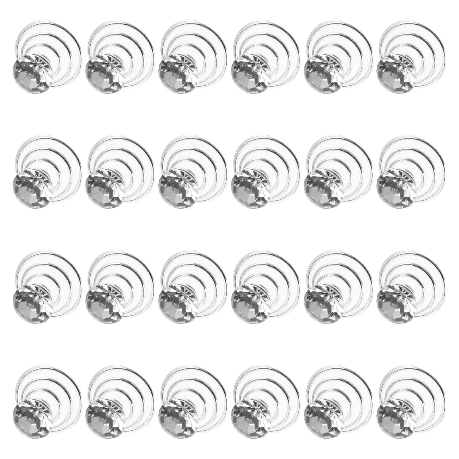 

24 шт. блестящих спиральных заколок для волос со стразами, элегантные свадебные аксессуары для волос, надежные заколки-твисты для женщин для свадьбы, выпускного вечера, вечеринки