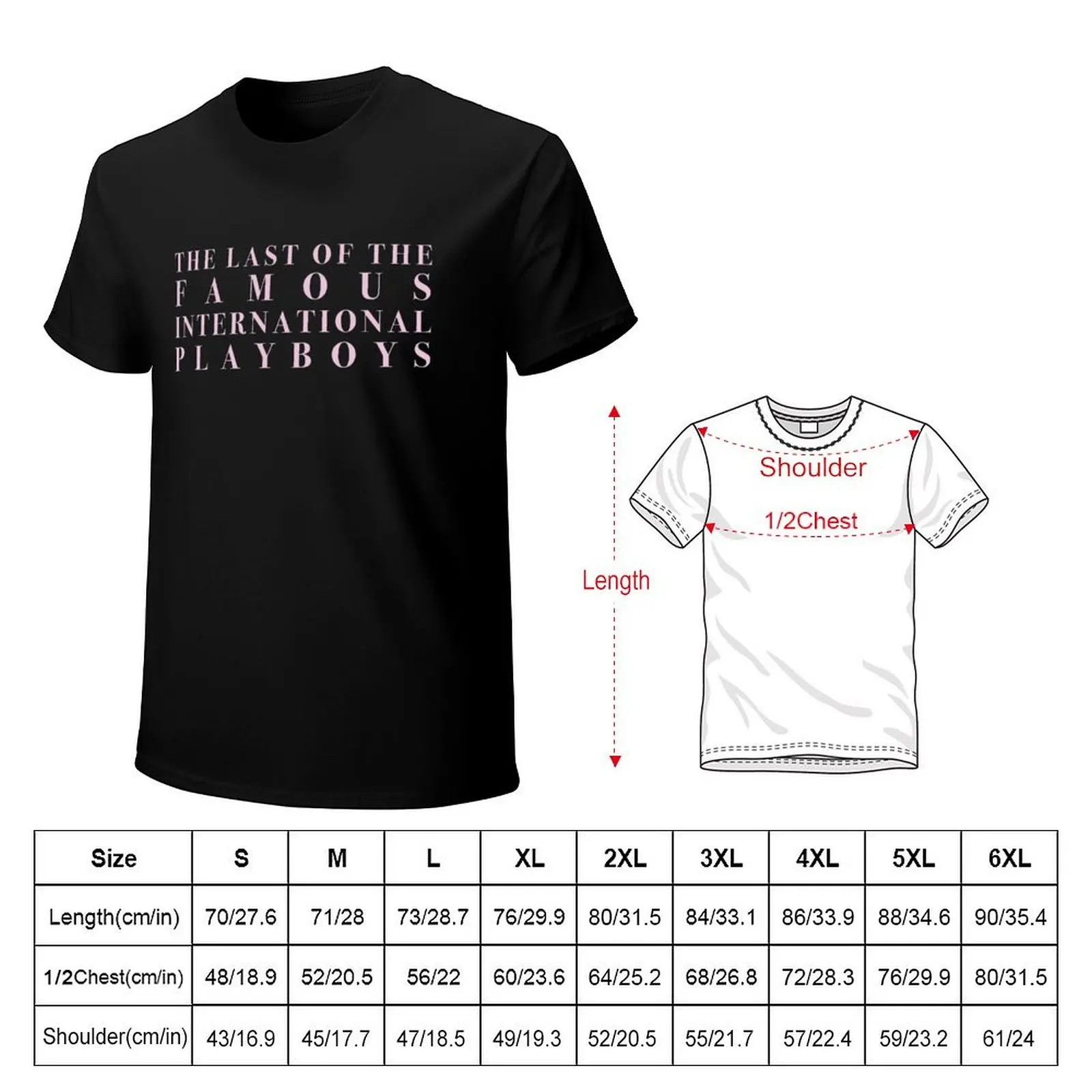 The Last of the Famous International Playboys - Morrissey T-Shirt Work Casual Loose Fit T-Shirt