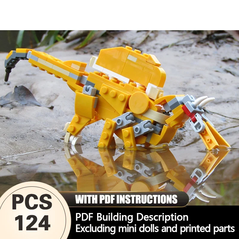 

Creators Animal Series Model MOC Building Bricks Arbosaurus Modular Technology Gifts Holiday Assemble Children Toys Suit