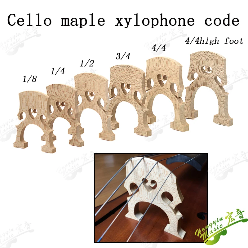 HUATOOL European Material Violin & Cello Bridge Blank Musical Instrument Making Replacement Accessories