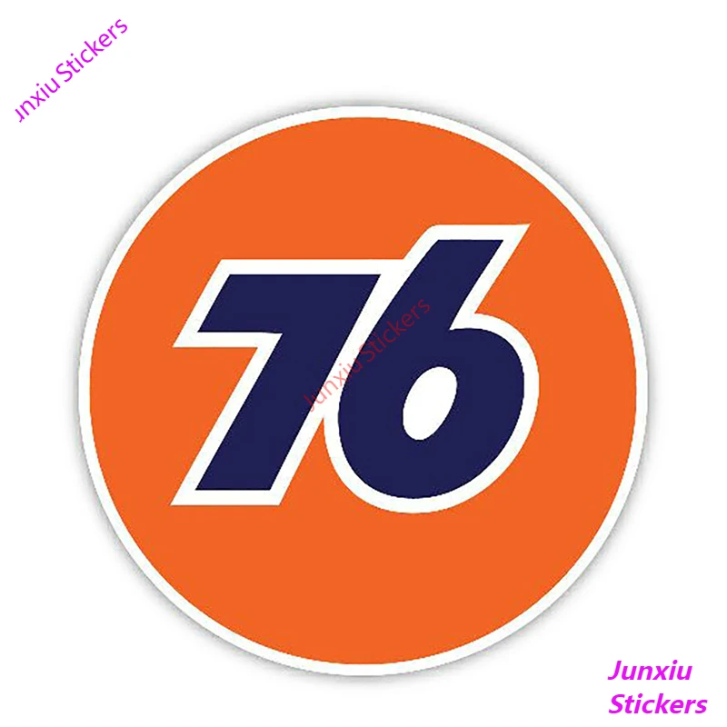 

76 Gas Station Racing Colorful Car Stickers and Decals for Automobile Bumper Trunk Motorcycles Window Exterior Decal KK12*12cm