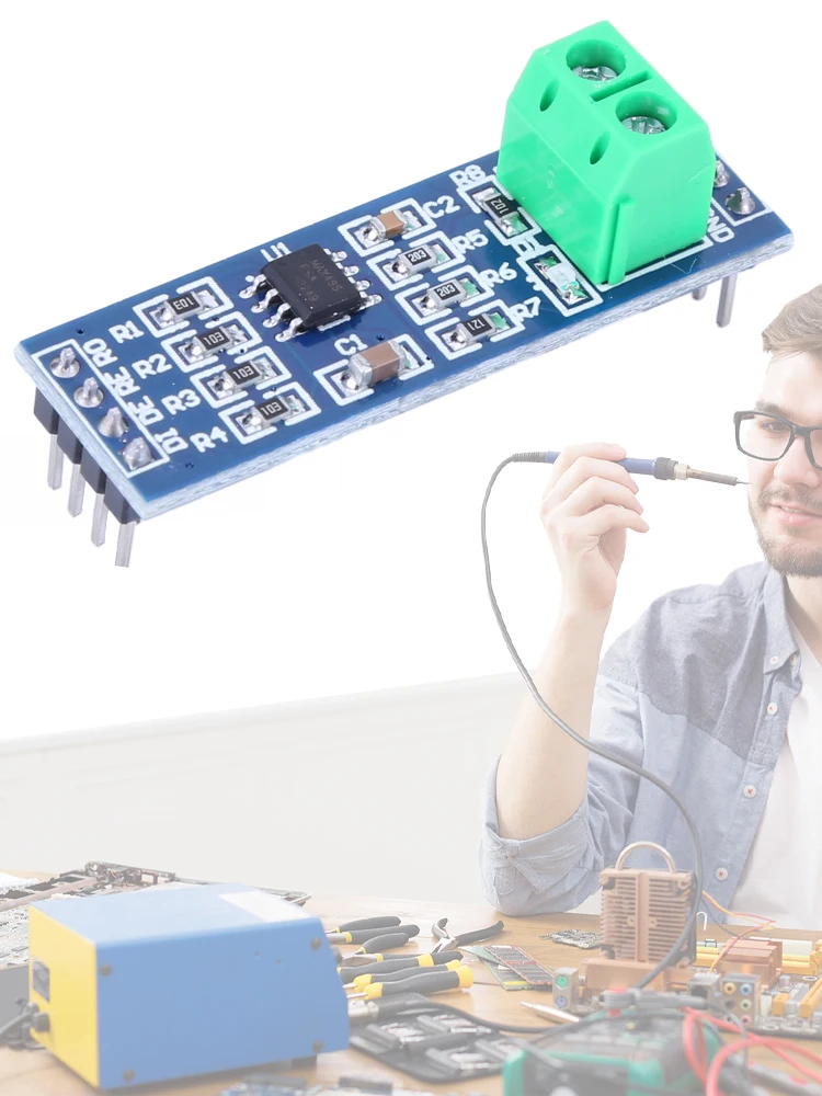 RS-485 TTL إلى RS485 MAX485CSA TTL إلى RS-485 وحدة مستقرة MAX485CSA وحدة تحويل تحويل الإشارة الدقيقة لاردوينو MCU
