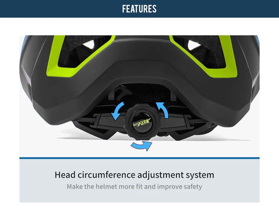 BATFOX Fahrradhelm für Herren und Damen Hochwertiger Integral-geformter Radsport-MTB-Fahrradhelm Straßen- und Mountainbike-Helme Casco Bicicleta – Detail 32