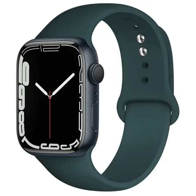 Silicone Band For Apple Watch straps 49mm 40mm 44 mm 45mm 46mm 42mm 41mm 38mm sports bracelet iWatch series 10 9 8 3 SE ultra 2 - Image 43