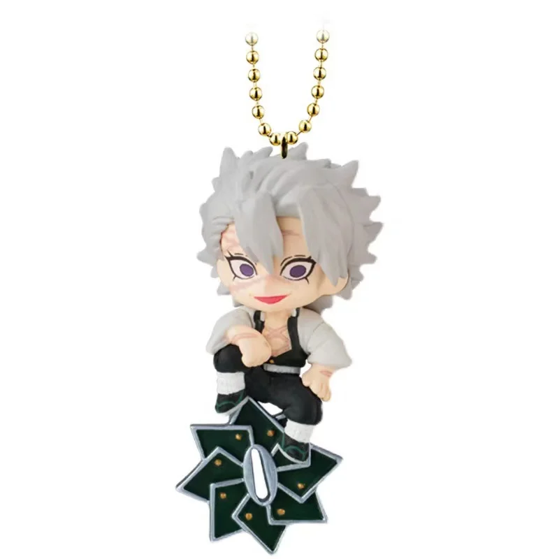 Japanese version of Bandai Demon Slayer: Box Egg Shiny Doll Pendant Series 2.3 Tanjiro Kasumashira Wind Pillar Keychain