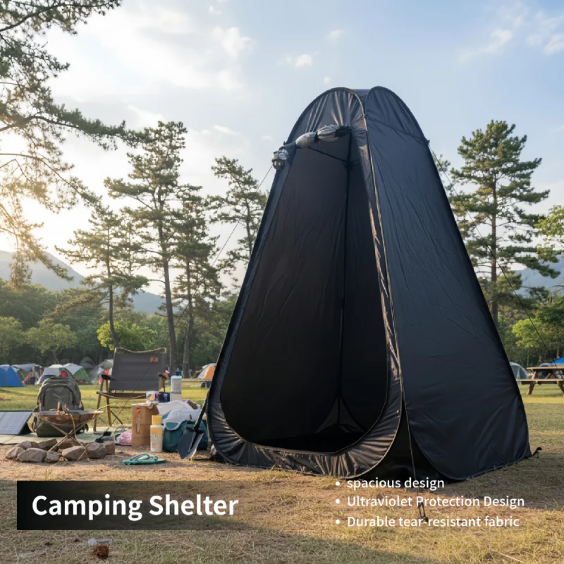 

Portable Pop-Up Privacy Tent Outdoor Shower Camping Toilet Rain Shelter Easy Setup Foldable with Storage Bag