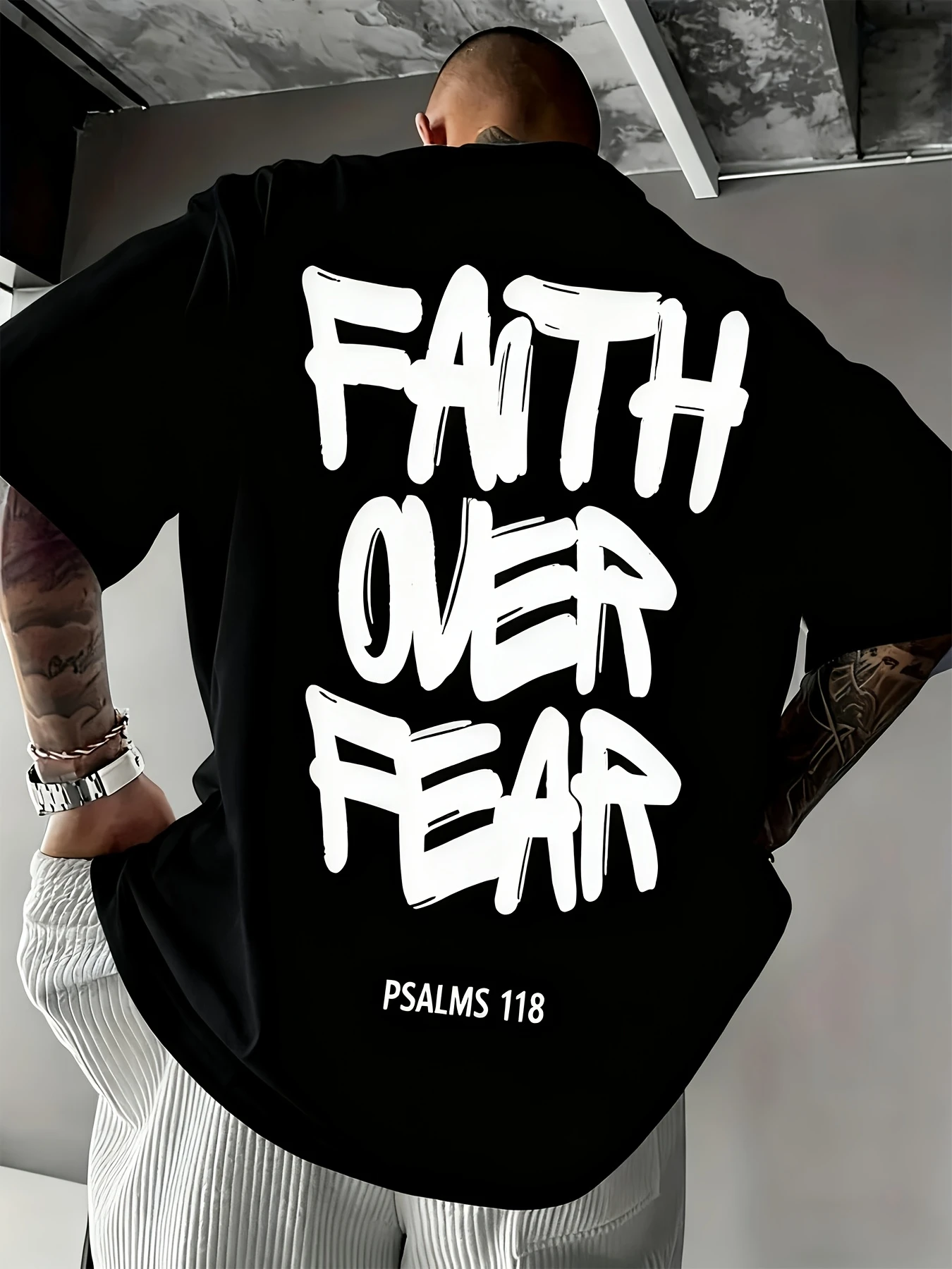 

Men'S Stylish T-Shirt share Men'S Oversized Gangster Graphic Men's Vintage Hip-Hop Print Short SleeveT-Shirt Casual PLUS SIZE