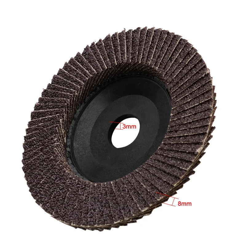 100mm Flap Discs 4 Inch Sanding Discs Grit Grinding Wheels Flat Abrasive Cloth Wheel Louver Angle Grinder Leaf Wheel
