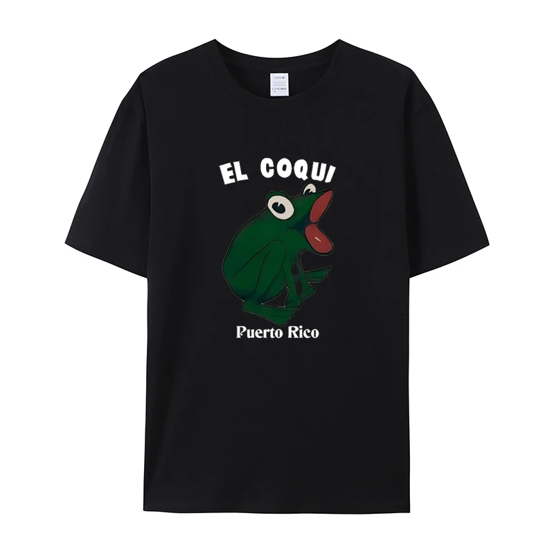 

Bad Bunny El Coqui Frog T Shirt 2025 Debi Tirar Mas Fotos Men Clothing Harajuku Unisex High Quality Cotton Tops Graphic T Shirts