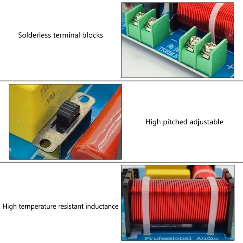 2-Way Speaker Divider, 450W Long Durability Filter, Frequency Divider