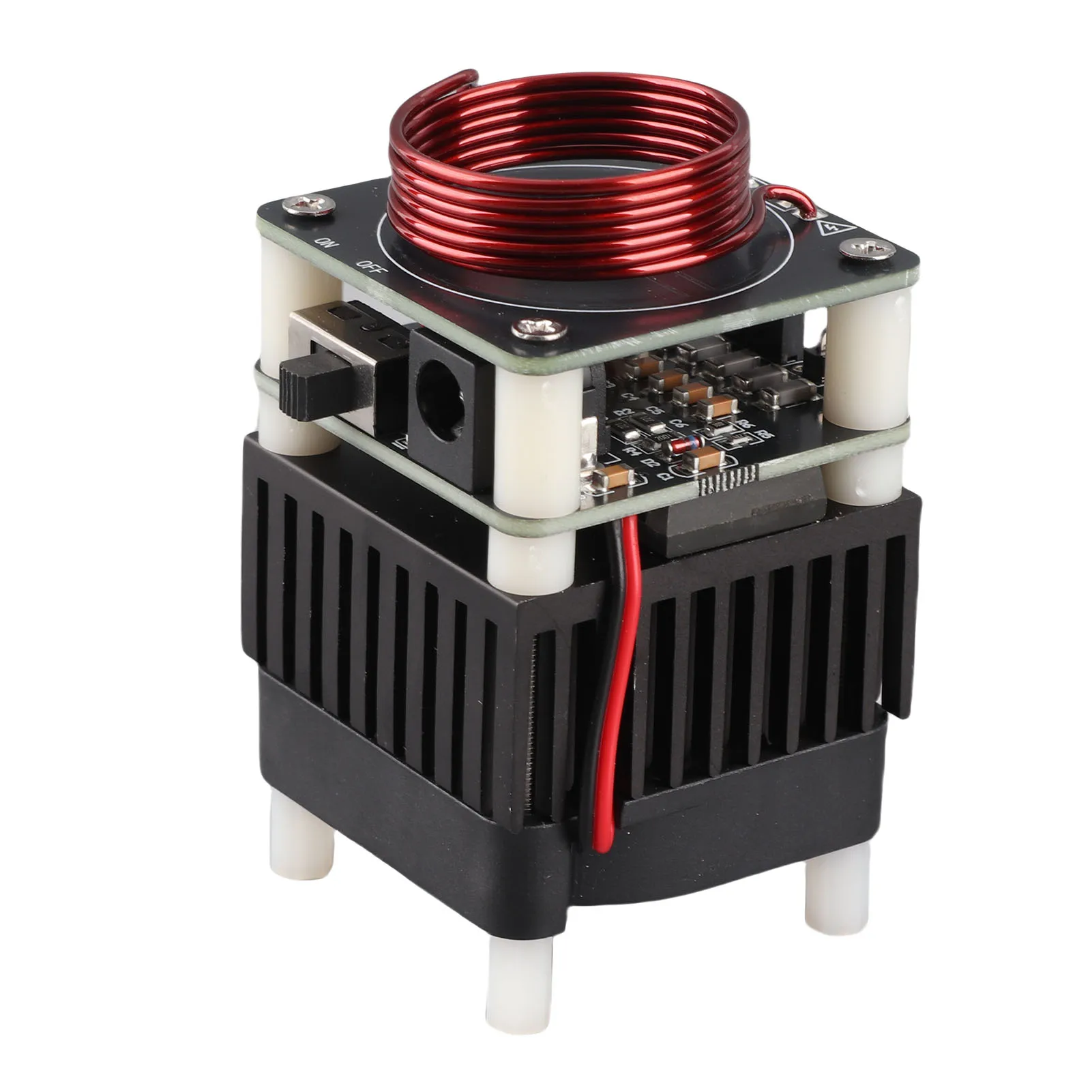 Flame Experiment Coil High Frequency Coil Plasma Arc Experimental Coil Set for Electronic Flame Demonstration 48V DC Plasma Coil