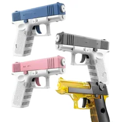 2pcs/set Water Gun Pistol Shooting Toy Desert Eagle Automatic Summer Shoot Beach Outdoor Fun Toy For Children Boys Kids Gifts