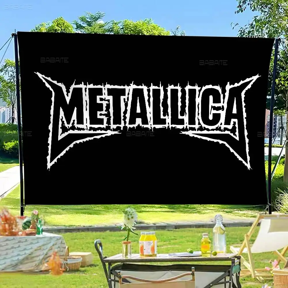 Klassische beliebte M-metallicaS Band Anime Diagramm Flagge für Wohnzimmer Home Dorm Decor Art Home Decor Banner