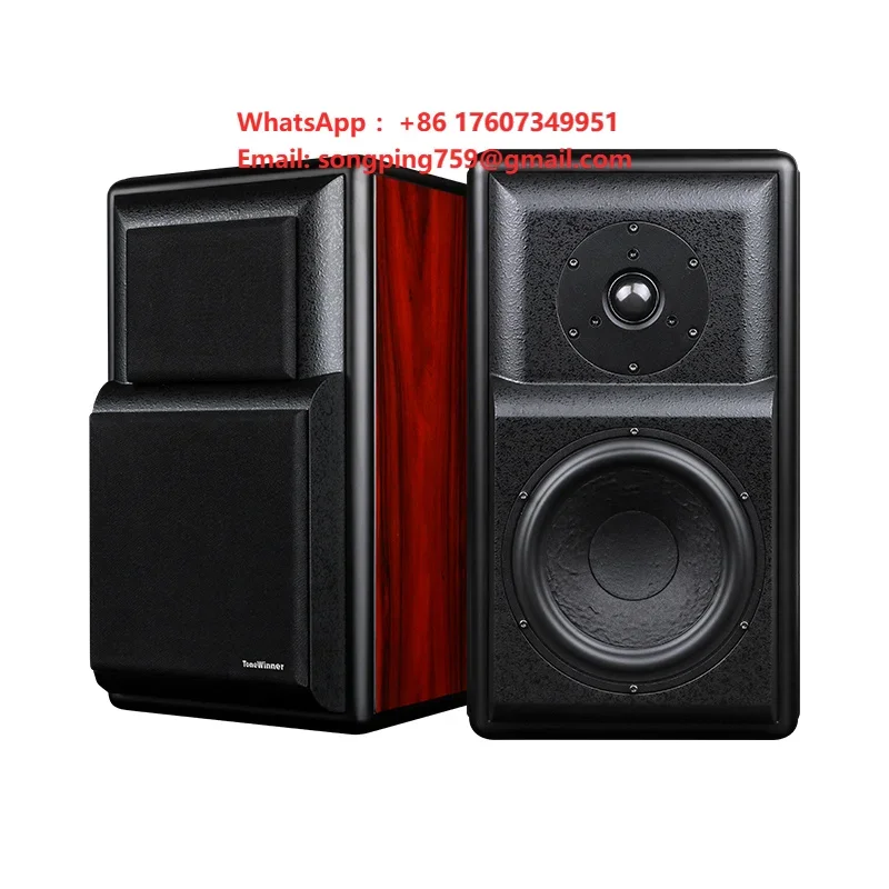 Tonewinner Manufacture 2.1 HIFI Audio System Speaker Wooden Bookshelf Desktop Super Bass Speaker Box Home Theatre Speaker