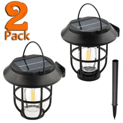 Lámparas solares de pared para acampar al aire libre 3 en 1, lámparas de suelo para césped, lámparas de inducción LED, lámparas de paisaje de jardín, Lámpara decorativa de tungsteno